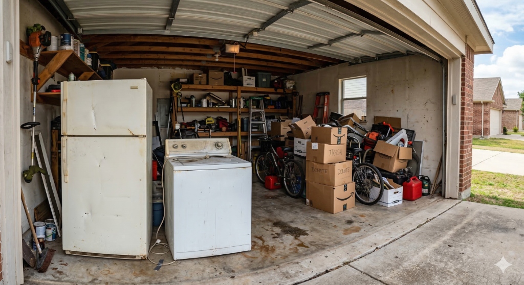 Appliance removal in Garland